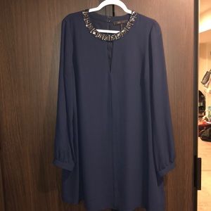 BCBG Maxazria navy dress